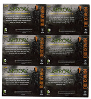 2015 Arrow Season 2 Silver Foil Parallel Mirakuru Chase Card Set U1-U6 - TvMovieCards.com