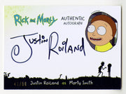 2018 Rick and Morty Season 1 Justin Roiland Morty Smith Autograph Card #JR-M - TvMovieCards.com