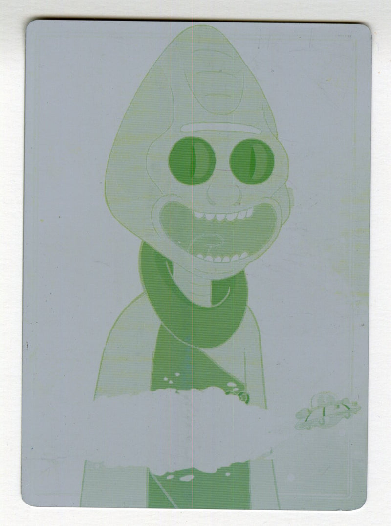 2019 Rick and Morty Season 2 Character C11 Glaxo Slimslom Yellow Printing Plate - TvMovieCards.com
