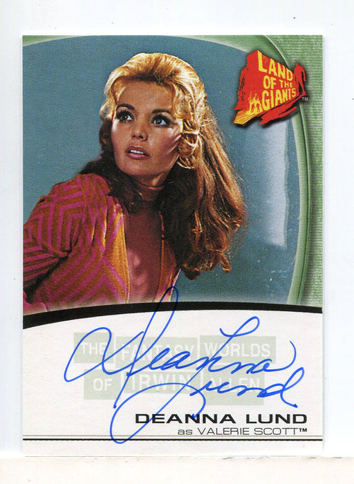 Fantasy Worlds of Irwin Allen Land of the Giants Deanna Lund Autograph Card A9