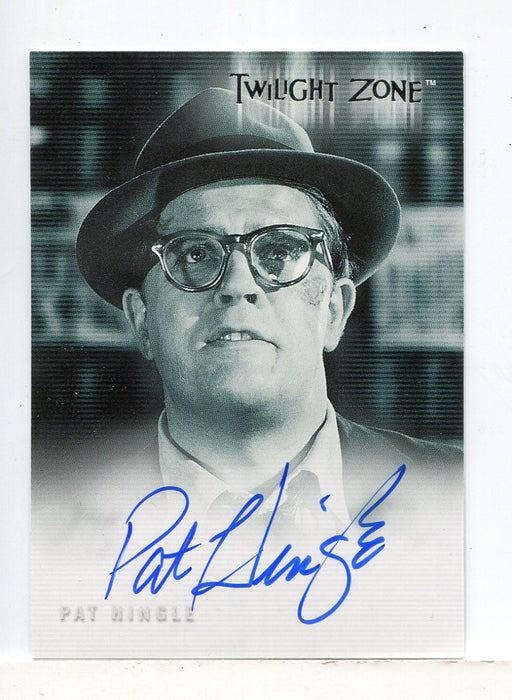 Twilight Zone 2 The Next Dimension Pat Hingle Case Topper Autograph Card A-38