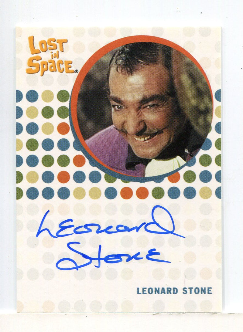 Lost in Space Complete Leonard Stone as Farnum Autograph Card - TvMovieCards.com