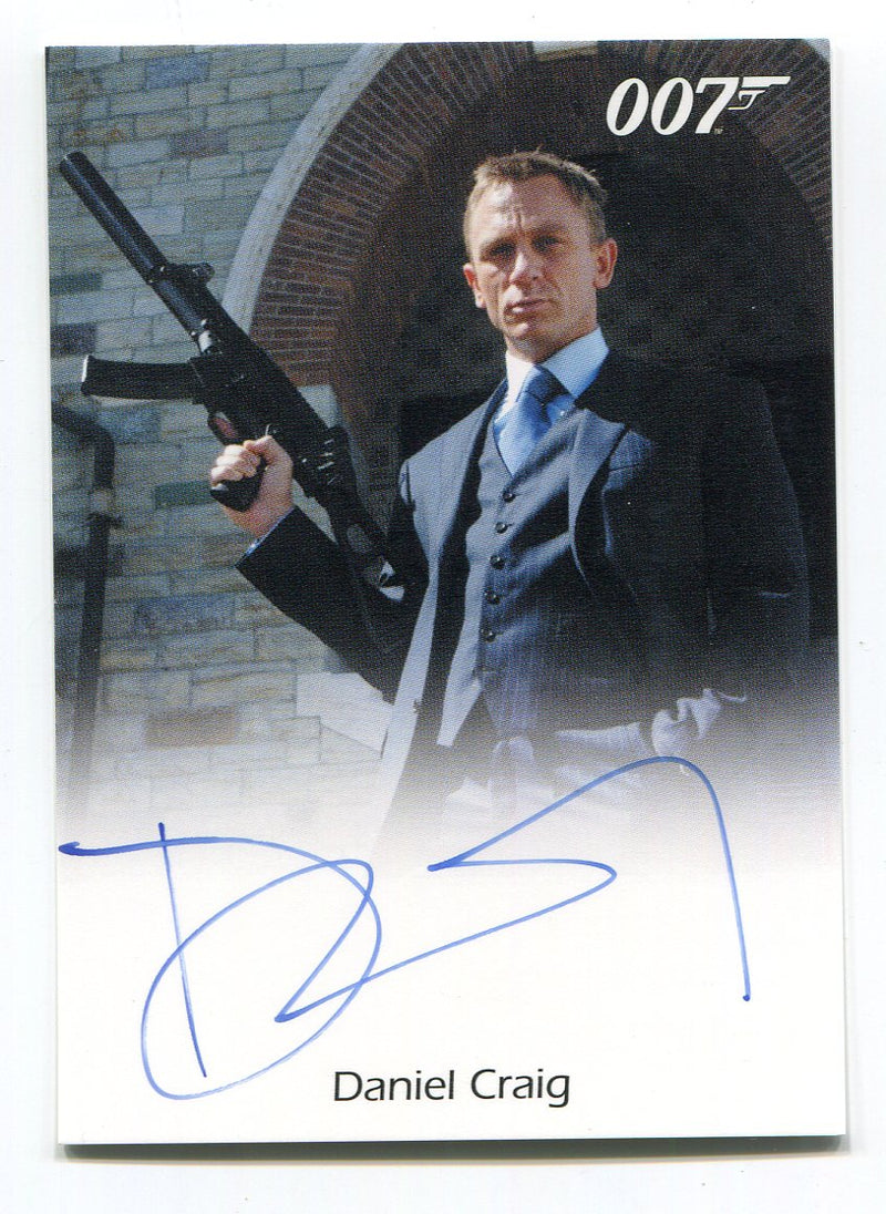 James Bond Heroes & Villains Daniel Craig Autograph Card - TvMovieCards.com