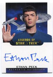 Star Trek 2026 Connections Ethan Peck as Spock Autograph Card LA32 - TvMovieCards.com