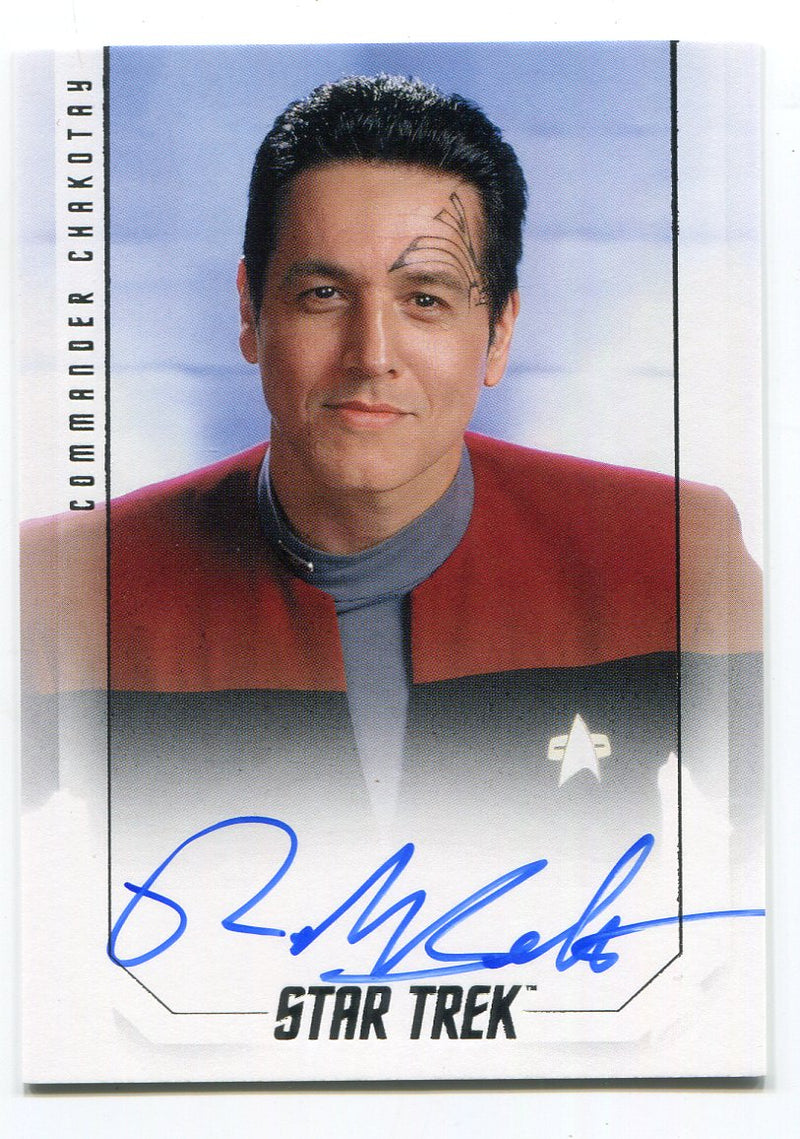 Star Trek 2026 Connections Robert Beltran as Chakotay Autograph Card - TvMovieCards.com