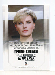 Star Trek 2026 Connections Denise Crosby as Lt. Tasha Yar Autograph Card - TvMovieCards.com