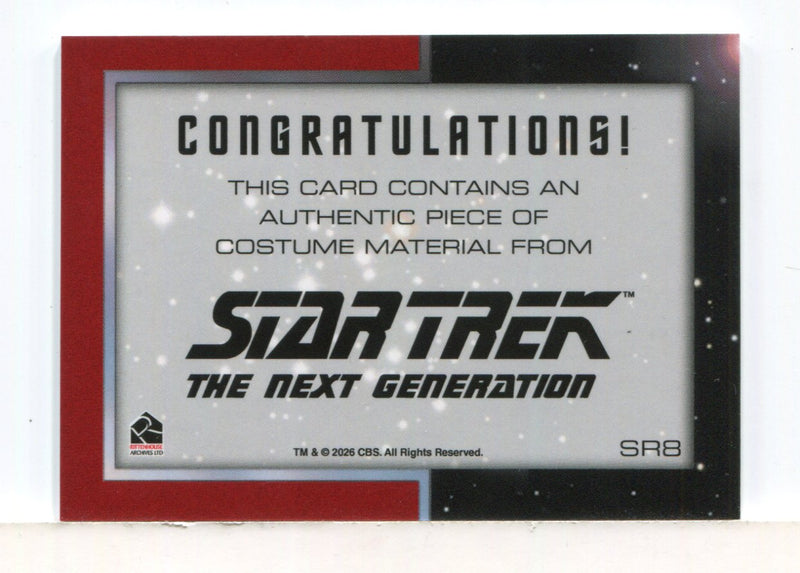 Star Trek 2026 Connections William T. Riker Costume Card SR8 - TvMovieCards.com