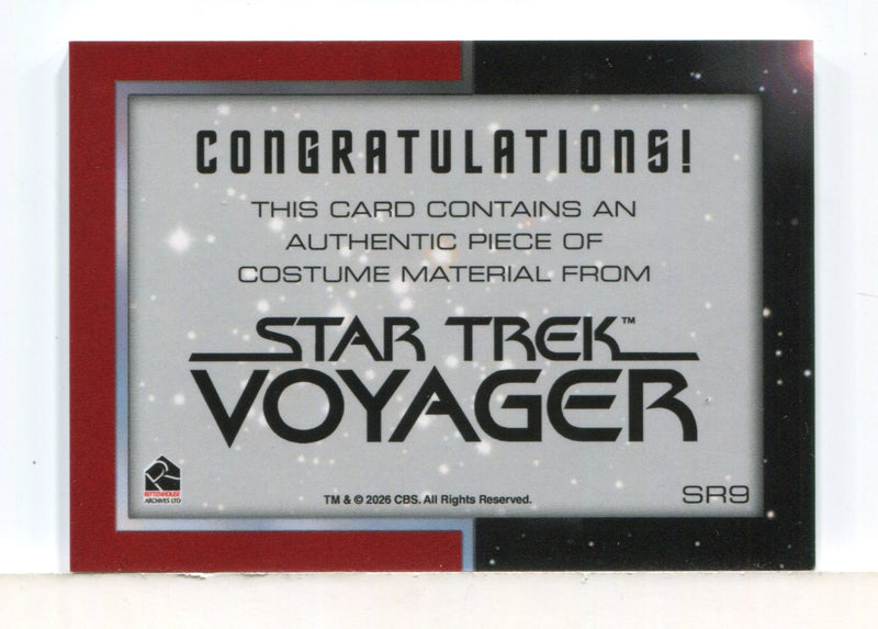Star Trek 2026 Connections Commander Chakotay Costume Card SR9 - TvMovieCards.com