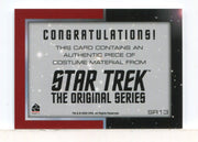 Star Trek 2026 Connections Pavel Chekov Costume Card SR13 - TvMovieCards.com