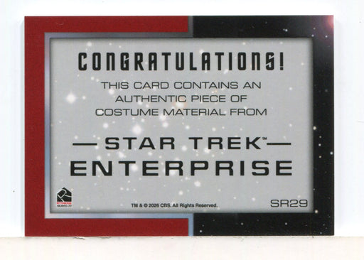 Star Trek 2026 Connections Dr. Phlox Costume Card SR29 - TvMovieCards.com