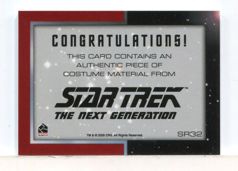 Star Trek 2026 Connections "Q" Costume Card SR32 - TvMovieCards.com