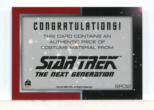 Star Trek 2026 Connections "Q" Costume Card SR32 - TvMovieCards.com