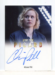 Star Trek 2026 Connections Alison Pill as Dr. Agnes Jurati Autograph Card A45 - TvMovieCards.com