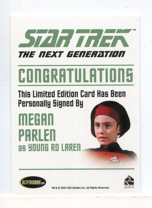 Star Trek 2026 Connections Megan Parlen as Young Ro Laren Autograph Card