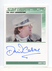 Star Trek 2026 Connections Director David Carson Autograph Card - TvMovieCards.com