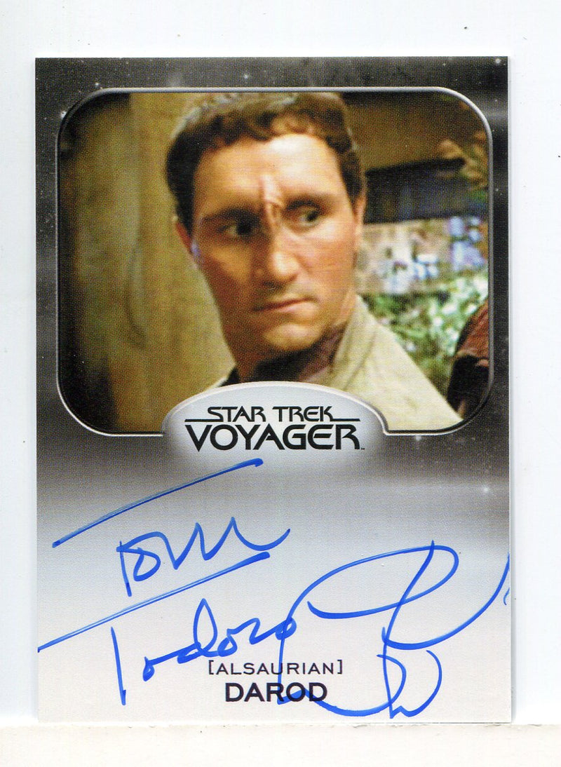 Star Trek 2026 Connections Tom Todoroff as Darod Autograph Card - TvMovieCards.com