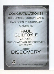 Star Trek 2026 Connections Paul Guilfoyle as Carl Autograph Card - TvMovieCards.com