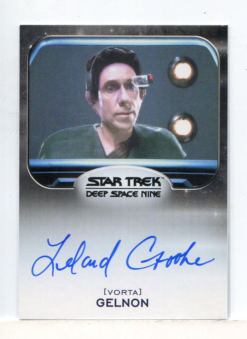 Star Trek 2026 Connections Leland Crooke as Gelnon Autograph Card - TvMovieCards.com
