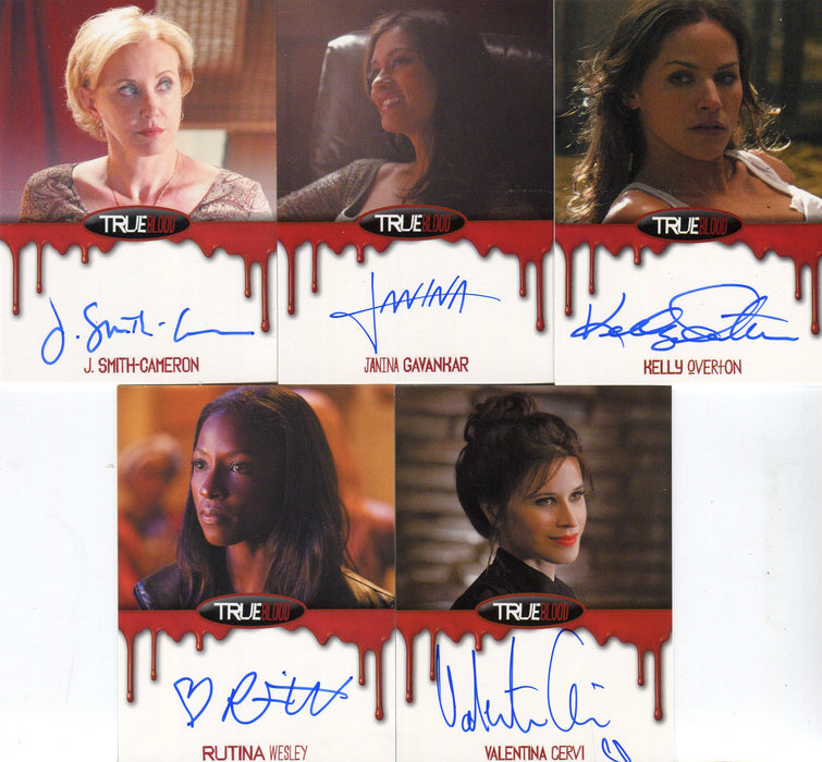 True Blood Season 6 Autograph Card Lot 5 Cards