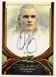 CZX Middle Earth Orlando Bloom as Legolas Autograph Card OB-L3 - TvMovieCards.com