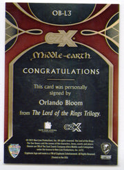 CZX Middle Earth Orlando Bloom as Legolas Autograph Card OB-L3 - TvMovieCards.com