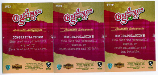 2024 A Christmas Story Dual Autograph Trading Card Set Peter Billingsley SSRR PB - TvMovieCards.com