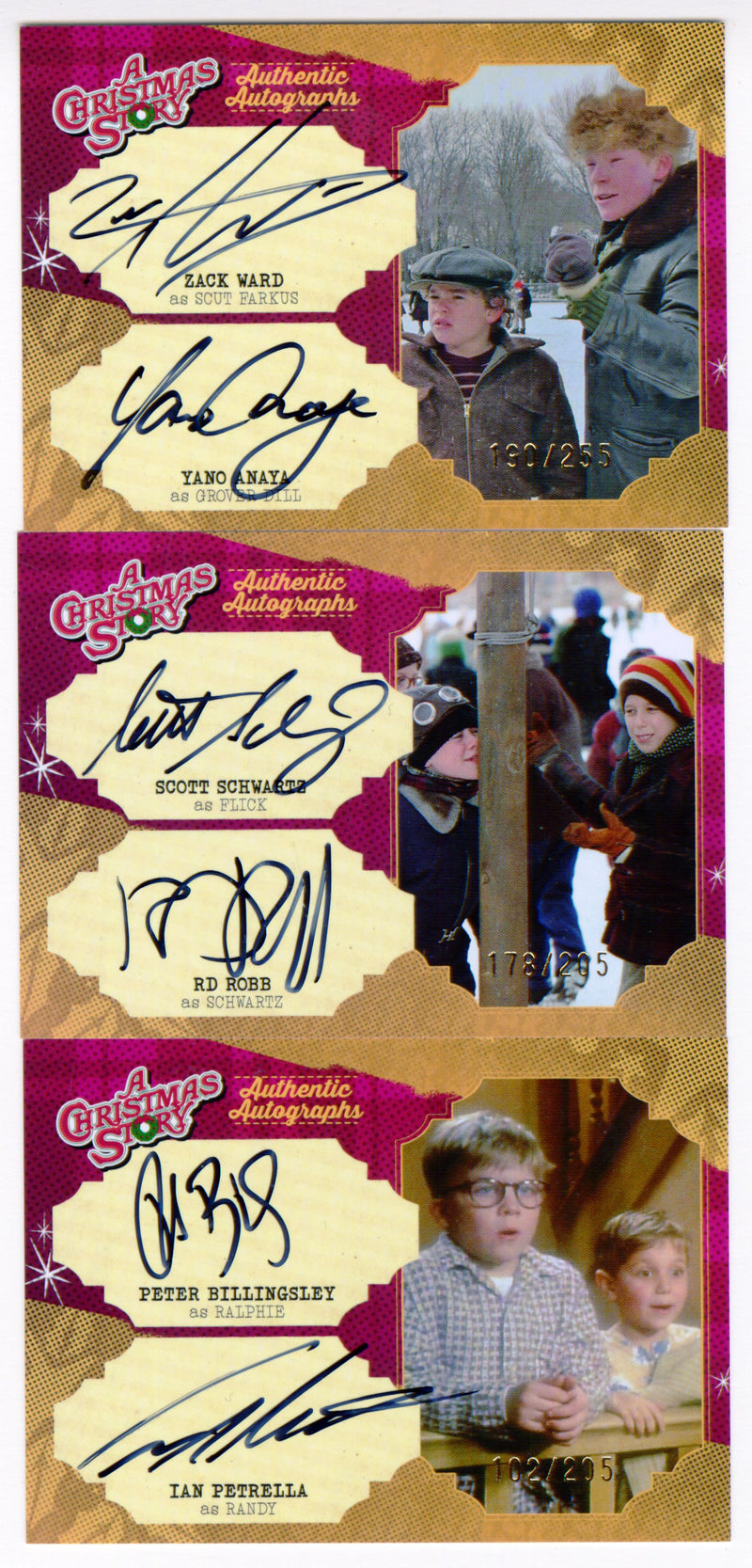 2024 A Christmas Story Dual Autograph Trading Card Set Peter Billingsley SSRR PB - TvMovieCards.com