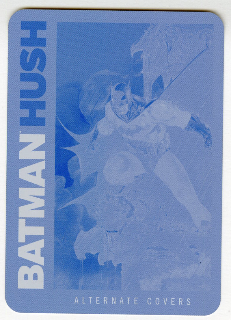 2025 Batman Hush Essentials Cyan Printing Plate Alternate Covers AC1 Batman 1/1 - TvMovieCards.com