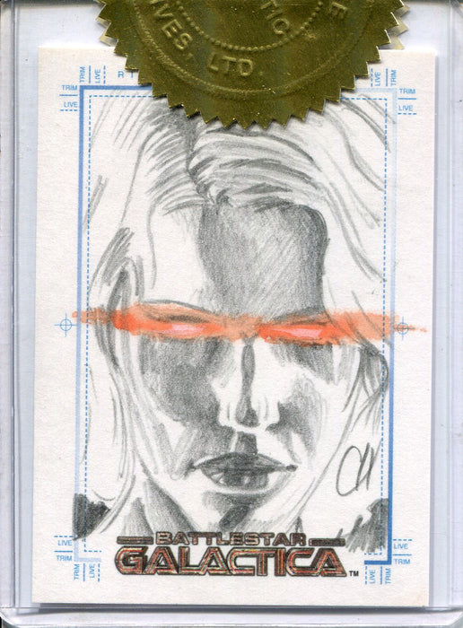 Battlestar Galactica Premiere Edition Sketch Card by Chris Henderson