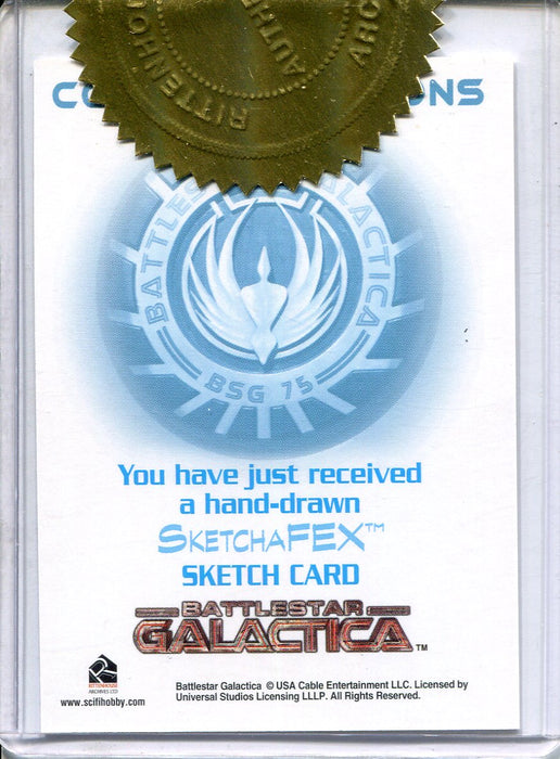 Battlestar Galactica Premiere Edition Sketch Card by Chris Henderson