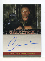 Battlestar Galactica Premiere Edition Callum Keith Rennie Album Autograph Card - TvMovieCards.com