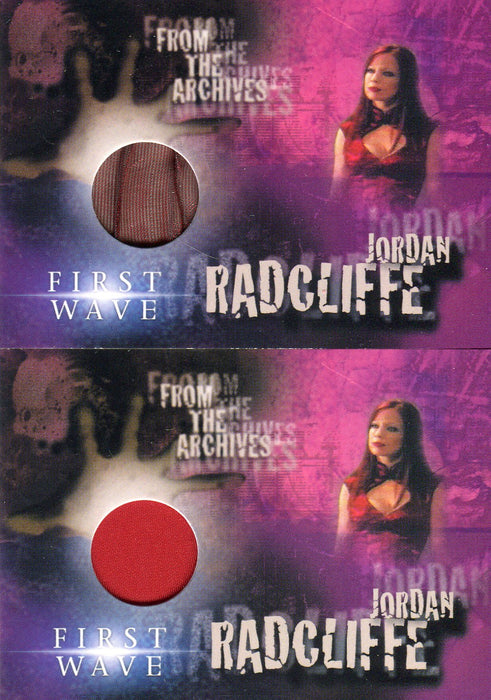 First Wave Jordan Radcliffe Costume Card TLC4 Variants Lot 2 Cards