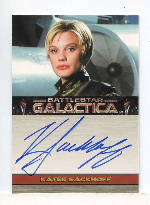 Battlestar Galactica Premiere Edition Katee Sackhoff Autograph Card