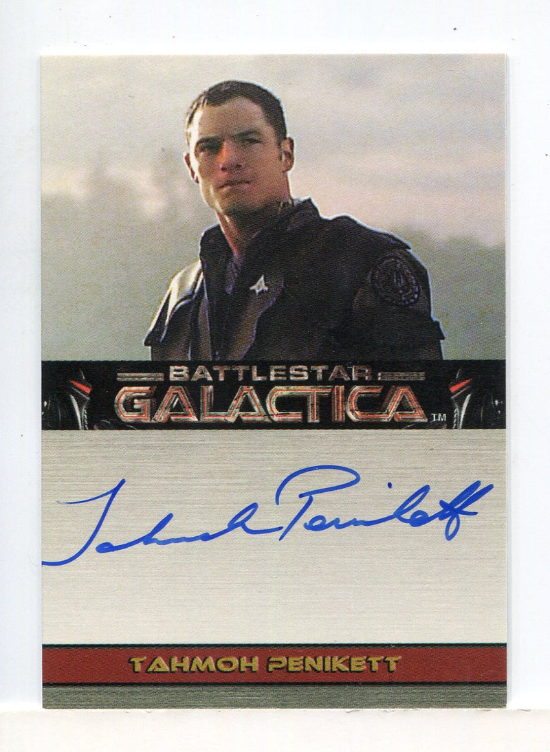 Battlestar Galactica Season One Tahmoh Penikett Autograph Card - TvMovieCards.com