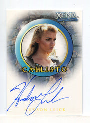 Xena Season Six Hudson Leick as Callisto Autograph Card A7 - TvMovieCards.com