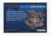 Harry Potter Deathly Hallows 1 Lucius Malfoy Costume Card HP C5 #390/500 - TvMovieCards.com