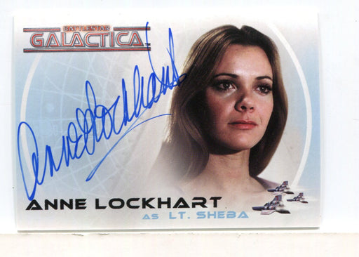 Battlestar Galactica Colonial Warriors Anne Lockhart Autograph Card A17 - TvMovieCards.com