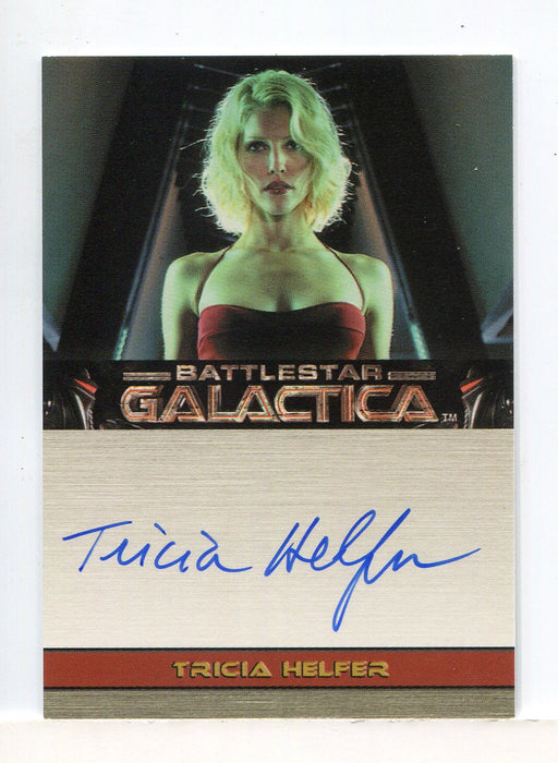 Battlestar Galactica Premiere Edition Tricia Helfer Autograph Card - TvMovieCards.com
