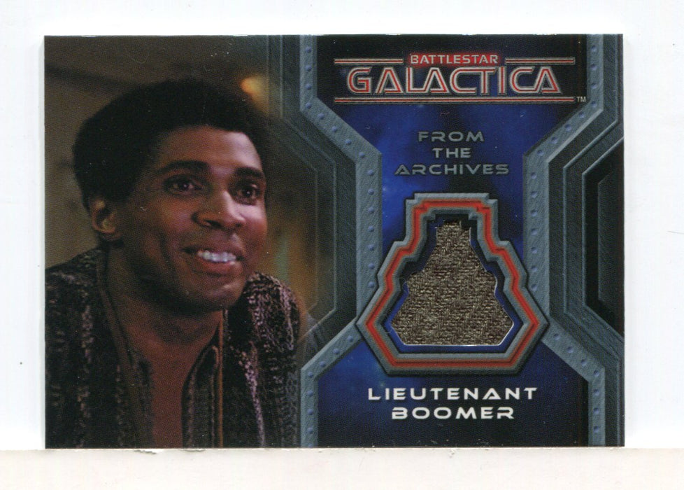 Battlestar Galactica Colonial Warriors Lieutenant Boomer Costume Card CC4 - TvMovieCards.com