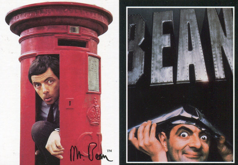 Mr. Bean Movie Promo Card Set P1 and P2 Dart Flipcards 1998 - TvMovieCards.com