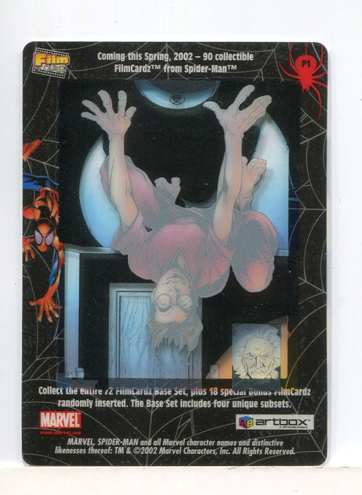 2002 Spider-Man FilmCardz Promo Card P1 Artbox - TvMovieCards.com