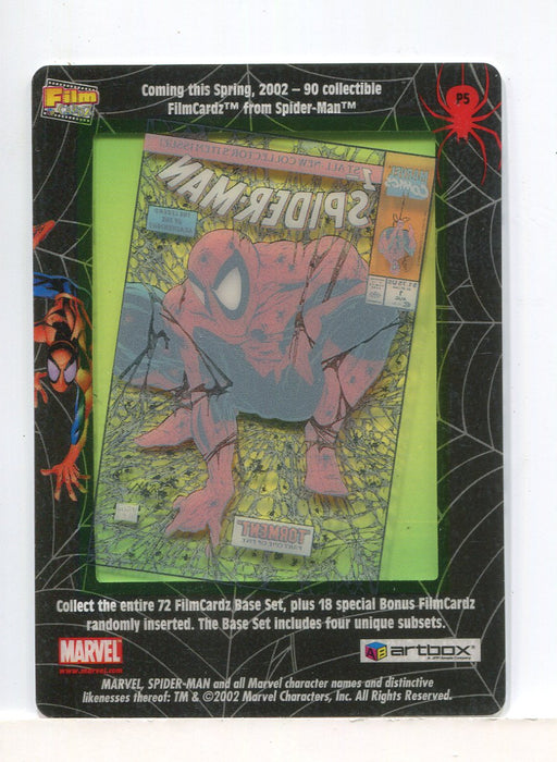 2002 Spider-Man FilmCardz Promo Card P5 Artbox
