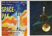1962 Space-Pak 10 Card Set Space Library Complete NASA The Space Race Vintage - TvMovieCards.com