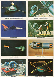 1962 Space-Pak 10 Card Set Space Library Complete NASA The Space Race Vintage - TvMovieCards.com