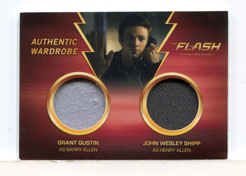 Flash Season 1 Dual Wardrobe Costume Card DM2 Grant Gustin & John Wesley Shipp