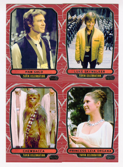 2012 Star Wars Galactic Files Series 1 Promo Trading Card Set 95P 96P 97P 101P