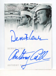 Twilight Zone Archives 2020 Derrik Lewis Anthony Call Double Autograph Card DA-4 - TvMovieCards.com