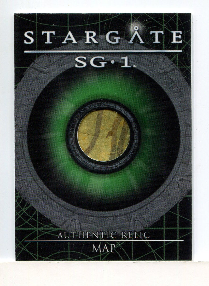 Stargate SG-1 Season Eight Map Relic Prop Card R11 #151/411 - TvMovieCards.com