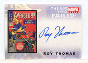Avengers Complete 1963 to Present Roy Thomas Autograph Card - TvMovieCards.com