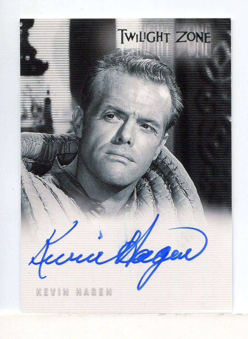 Twilight Zone 4 Science and Superstition Kevin Hagen Autograph Card A-94 - TvMovieCards.com